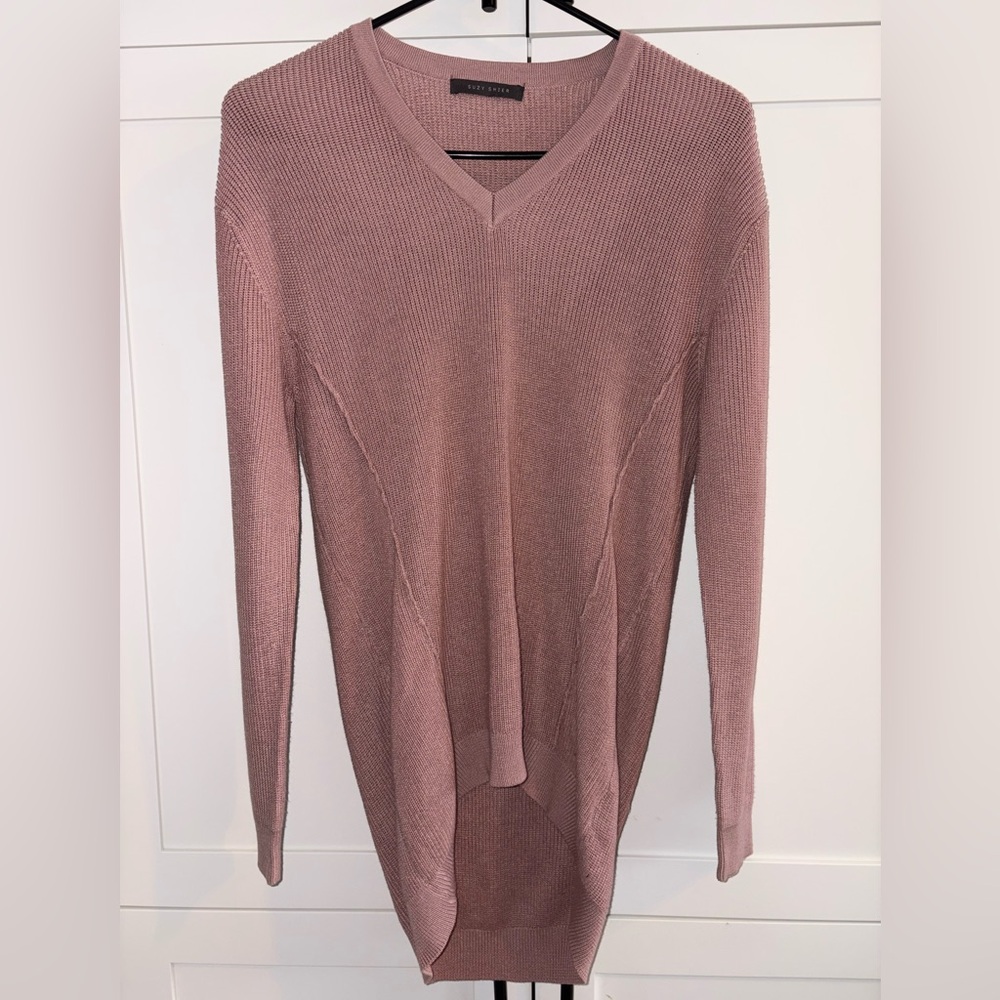 💥2/$33💥 Suzy Shier Dusty Rose Knit Top